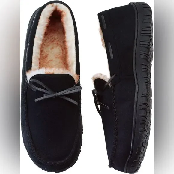 Men Slippers Shoes Moccasins Size 10 US - Picture 2 of 9